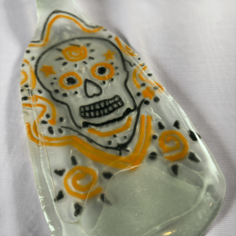 Orange Skull