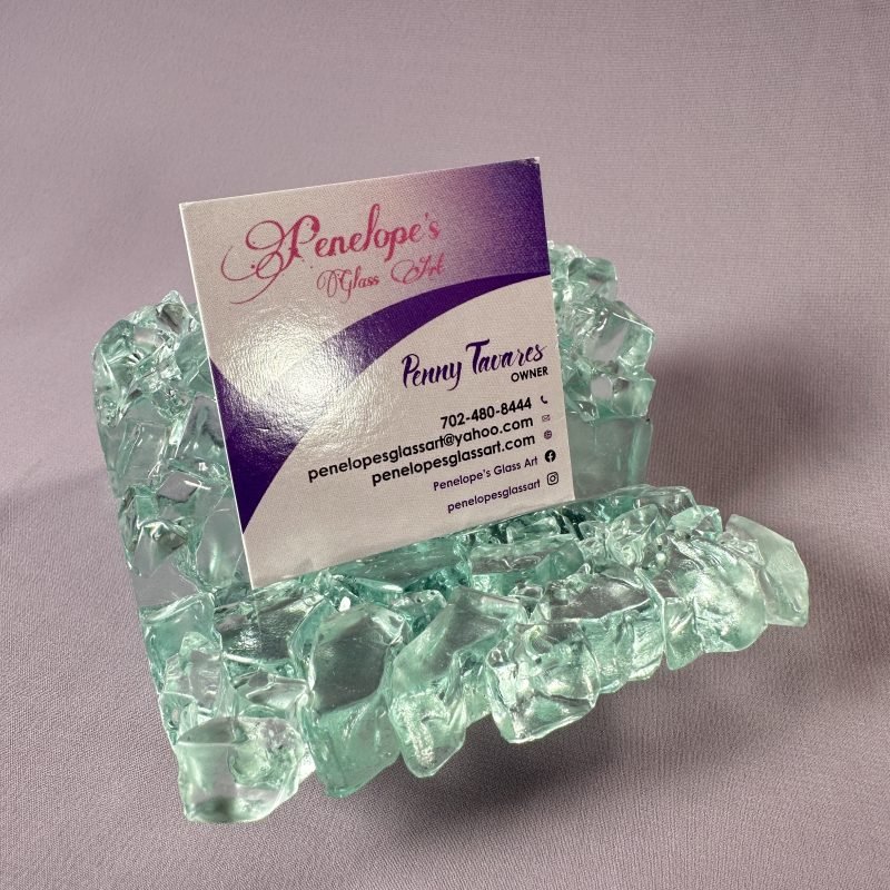 Crackle Business Card Holder