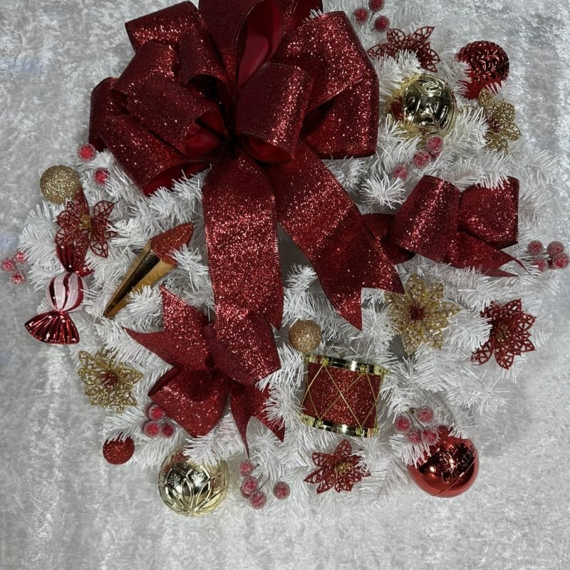 Red & Gold Poinsettias