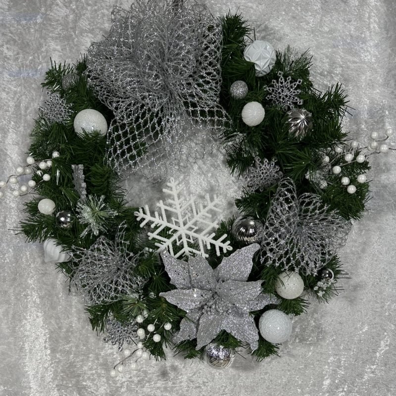 Silver Glitter Flurry