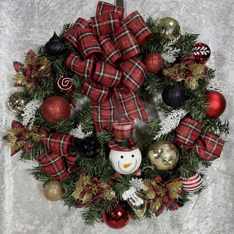 Plaid Snowman